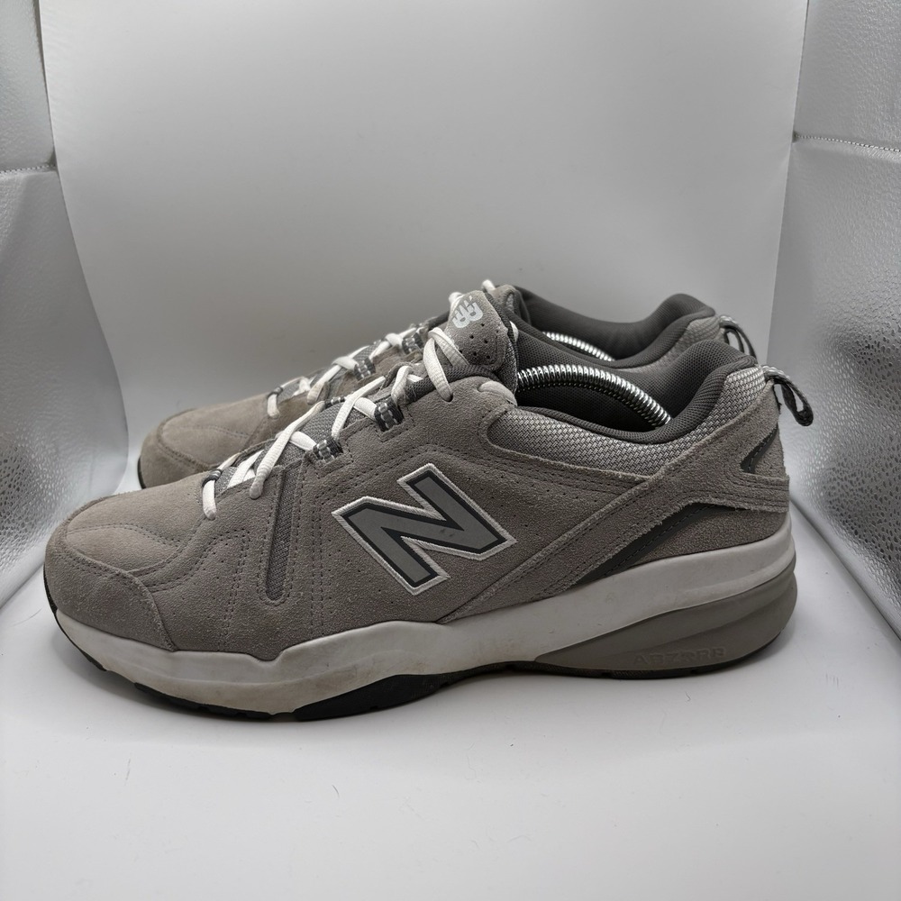 New Balance 608 Gray White Shoes Mens Size 11 EE Wide Soft Supportive Comfort